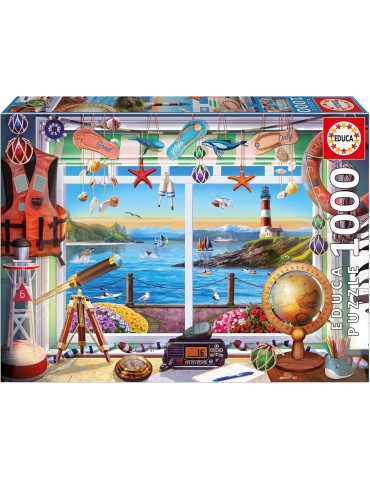 Educa 20256. Puzzle 1000 piezas. Vida en el Puerto. 48x68 cm
