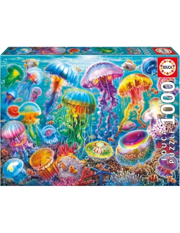 Educa 20554. Puzzle 1000 piezas. Medusas. 48x68 cm