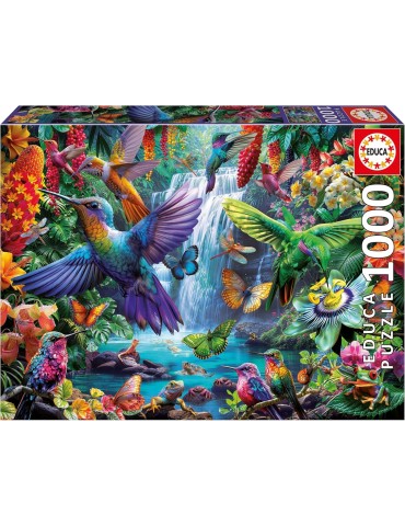 Educa 20555. Puzzle 1000 piezas. Colibríes Tropicales. 48x68 cm