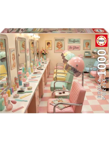 Educa 20562. Puzzle 1000 piezas. Retro Glam Salon. 48x68 cm