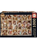 Educa 20581. Puzzle 1000 piezas. Miniature Capilla Sixtina. 30x46 cm