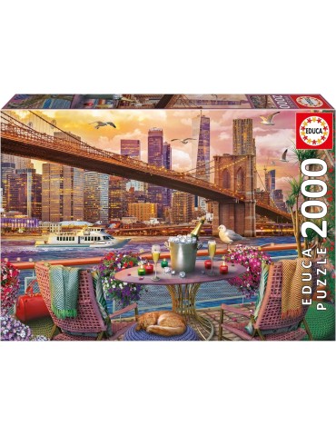 Educa 20575. Puzzle 2000 piezas. NY Romance. 96x68 cm