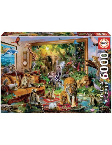 Educa 17679. Puzzle 6000 piezas. Entrando en la Habitación. 156x107 cm