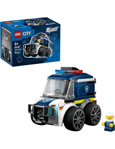 Lego City 60481. Police Truck Toy. Más de 5 años. 71 piezas.