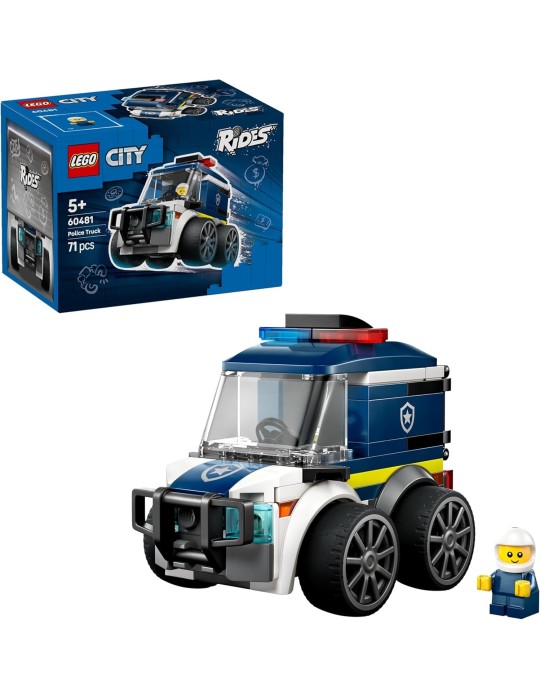 Lego City 60481. Police Truck Toy. Más de 5 años. 71 piezas.