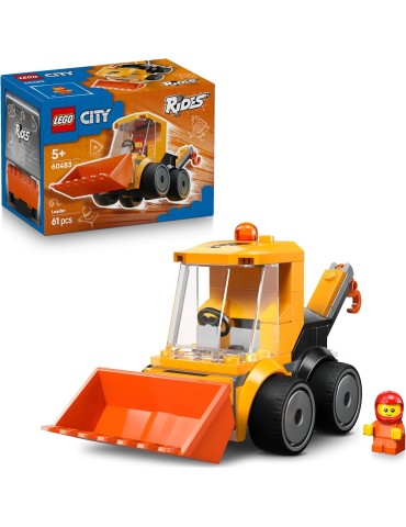 Lego City 60483. Construction Loader Toy. Más de 5 años. 61 piezas.