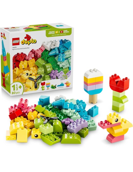 Lego Duplo 10479. Caja Creativa a Todo Color. Más de 1 años. 80 piezas.