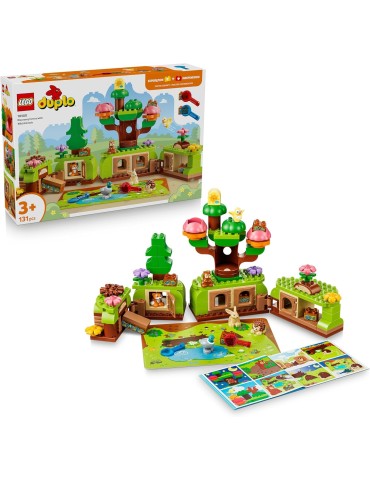 Lego Duplo 10480. Bosque de los Descubrimientos con Animales Salvajes. Más de 3 años. 131 piezas.