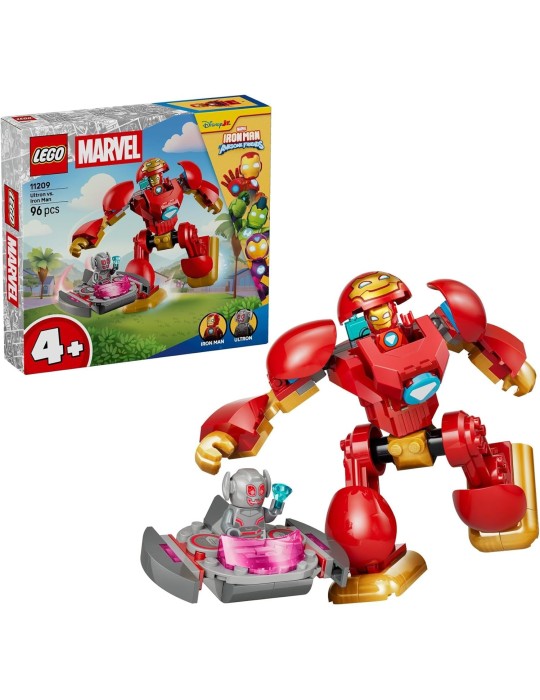 Lego Marvel 11209. Ultrón vs. Iron Man. Más de 4 años. 96 piezas