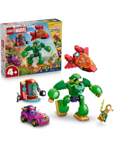 Lego Marvel 11211. Loki vs. Equipo Iron Man. Más de 4 años. 204 piezas.