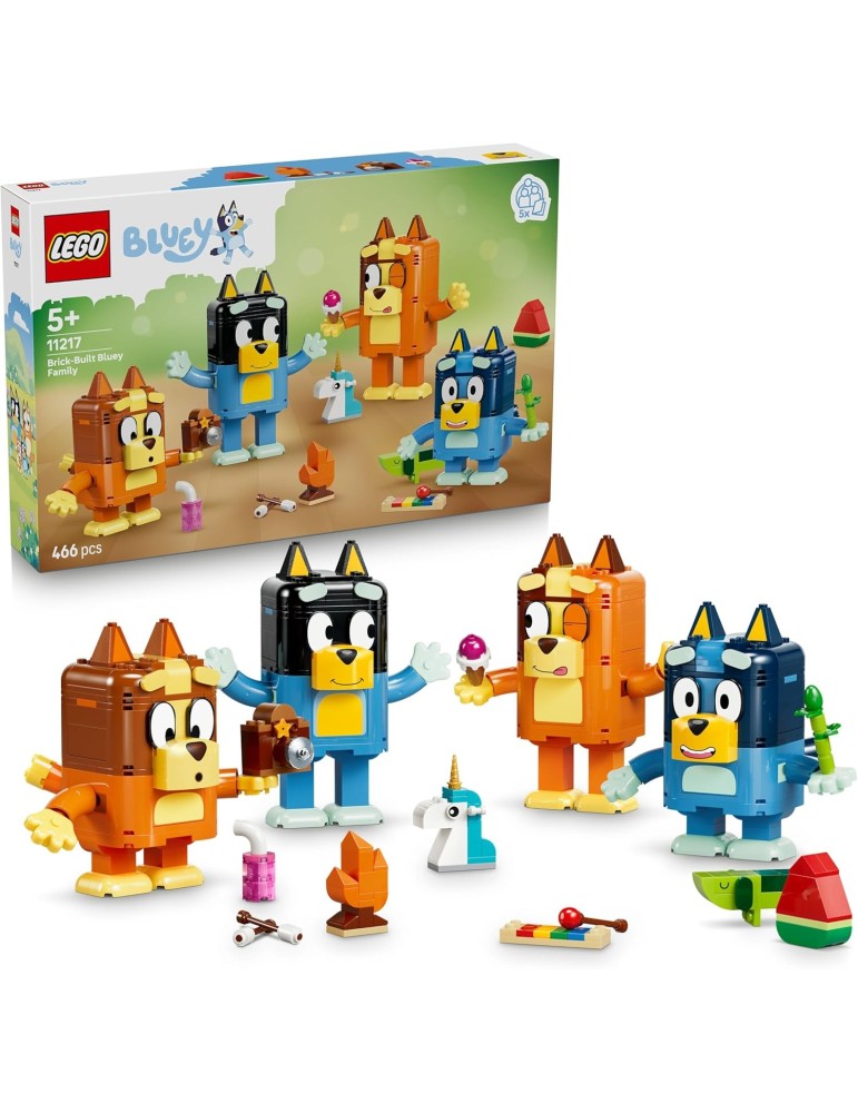 Lego Bluey 11217. Familia de Bluey para Construir. Más de 5 años. 466 piezas