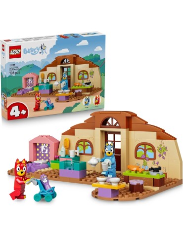 Lego Bluey 11221. Escuela con Rusty y Bluey. Más de 4 años. 106 piezas