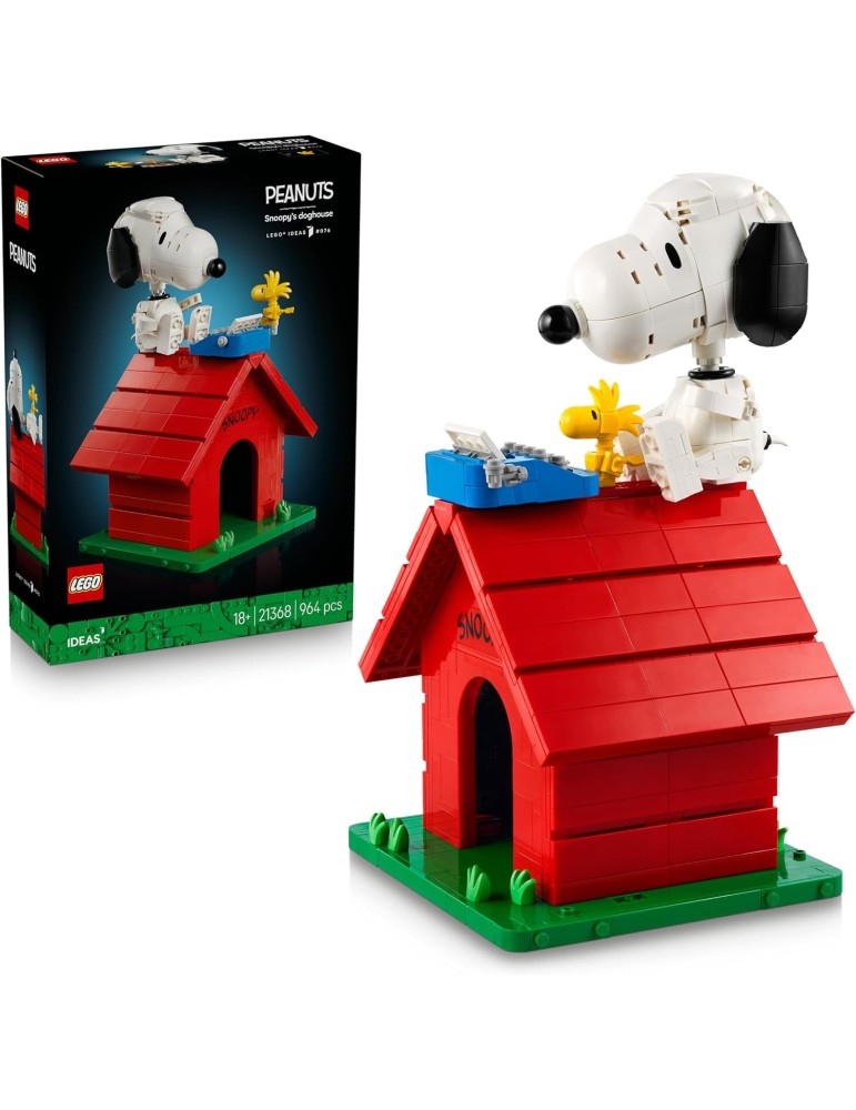 Lego Ideas 21368. Peanuts: La Caseta de Snoopy. Más de 18 años. 964 piezas.