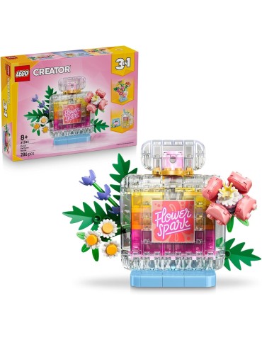 Lego Creator 3 en 1 31383. Frasco Decorativo de Perfume Floral. Más de 8 años. 286 piezas