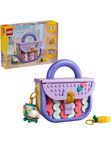Lego Creator 3 en 1 31391. Bolso de Diseño Artístico con Compartimento. Más de 8 años. 272 piezas