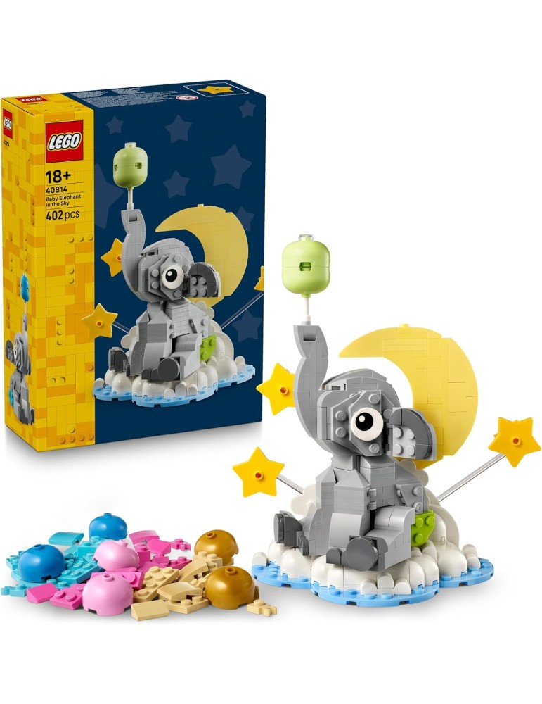 Lego 40814. Bebé Elefante en el Cielo. Más de 18 años. 402 piezas