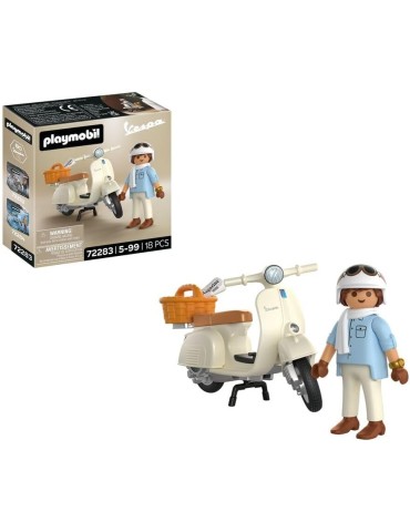Playmobil Vespa 72283. Vespa 80º Aniversario: Estilo Clásico. A partir de 5 años