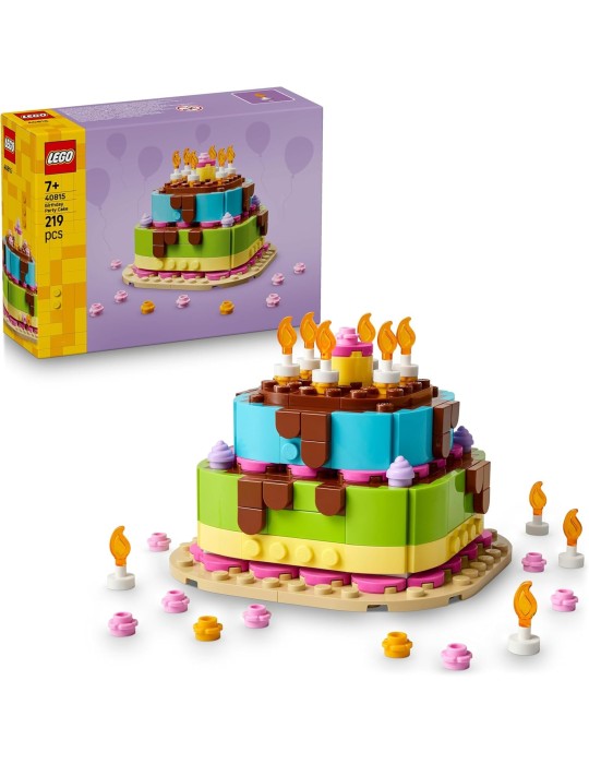 Lego 40815. Pastel de Fiesta de Cumpleaños. Más de 7 años. 219 piezas