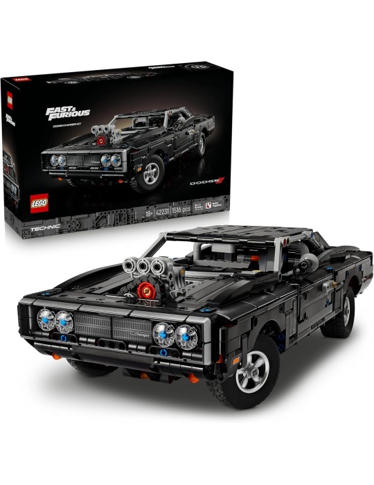 Lego Technic 42231. Coche Dodge Charger R/T de Fast and Furious. Más de 18 años. 1516 piezas
