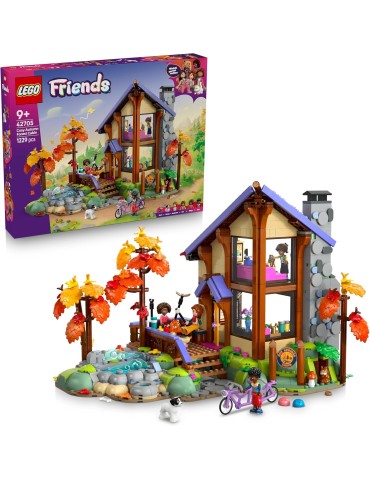 Lego Friends 42705. Acogedora Cabaña Otoñal en el Bosque. Más de 9 años. 1229 piezas
