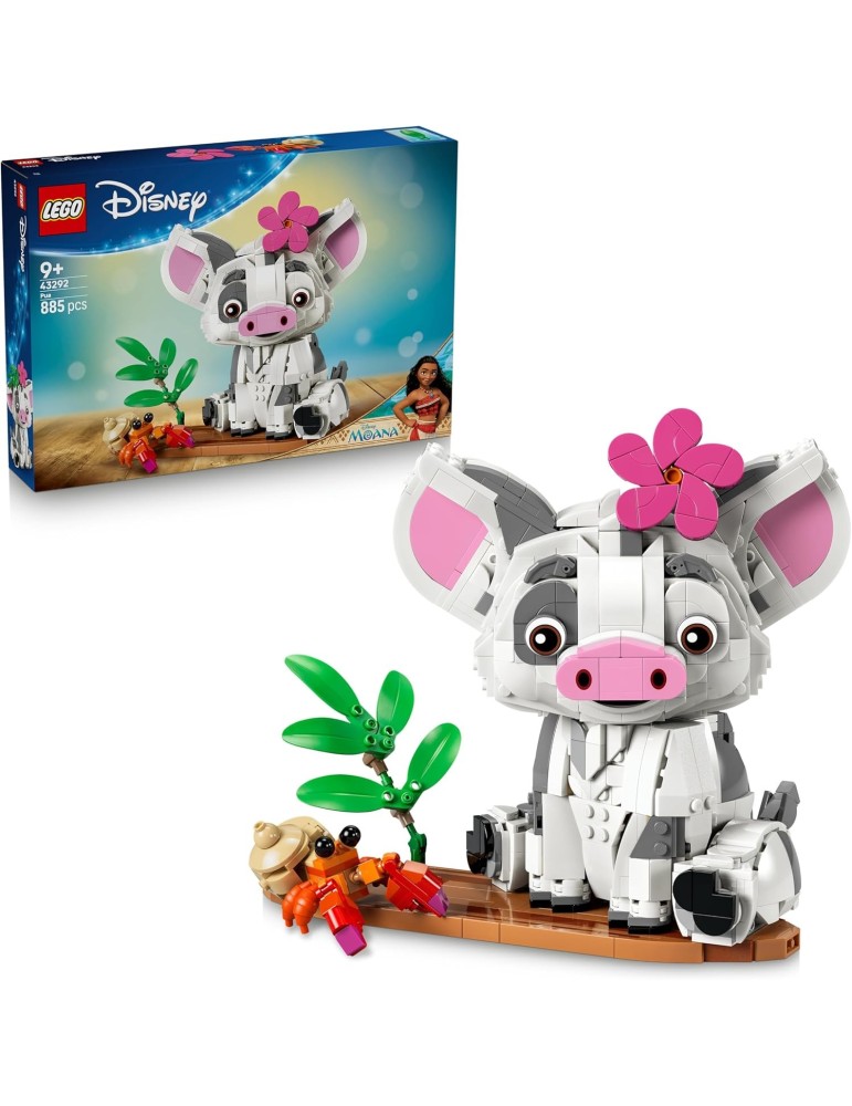 Lego Disney 43292. Pua de Vaiana. Más de 9 años. 885 piezas
