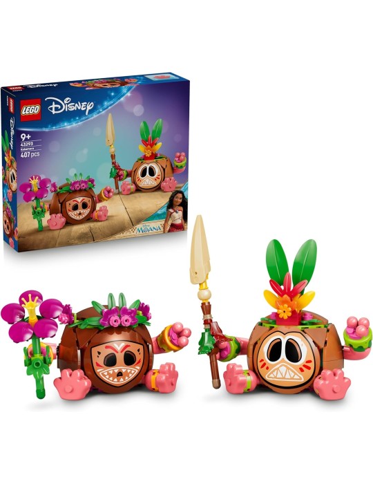 Lego Disney 43293. Kakamoras de Vaiana. Más de 9 años. 407 piezas