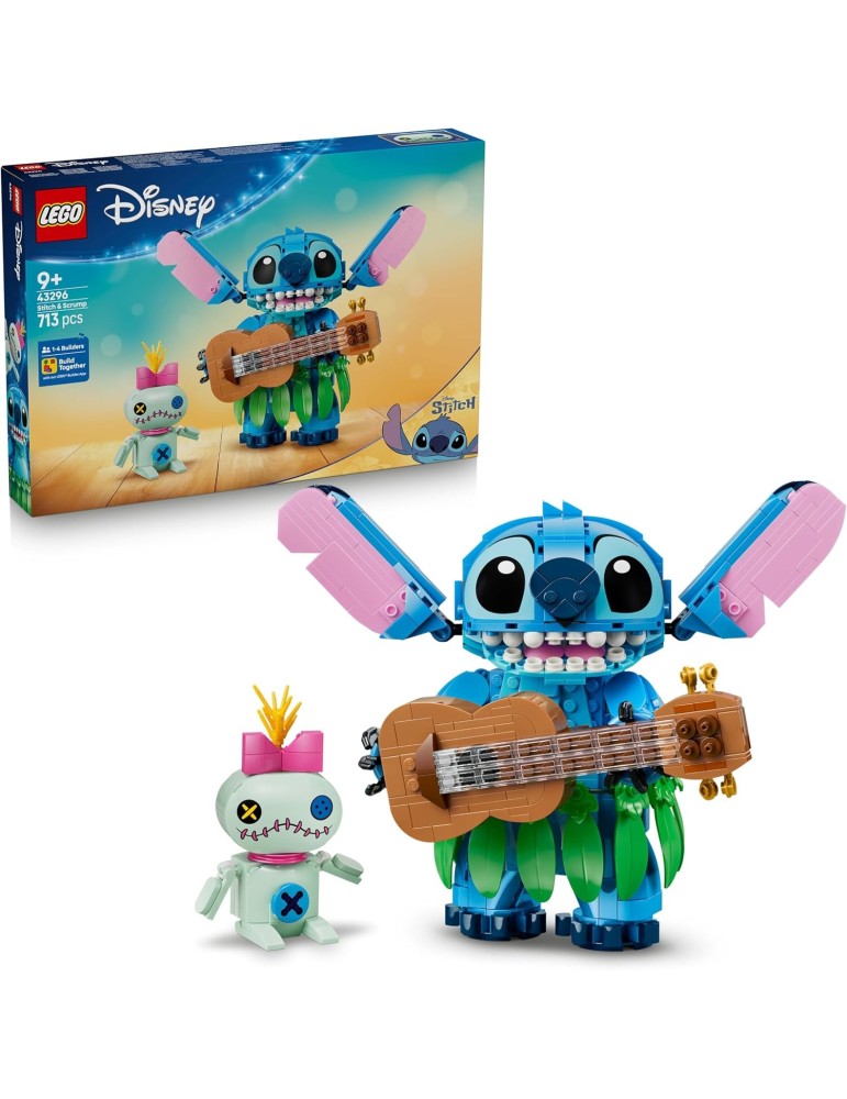 Lego Disney 43296. Stitch y Scrump. Más de 9 años. 713 piezas