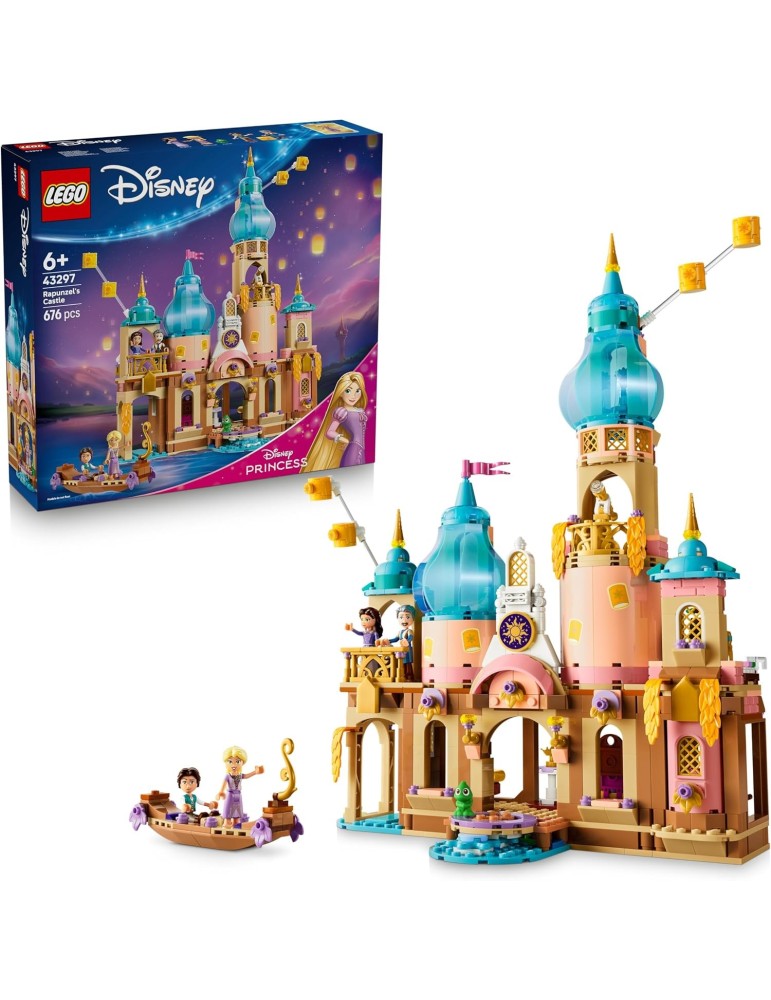 Lego Disney 43297. Castillo de Rapunzel. Más de 6 años. 676 piezas