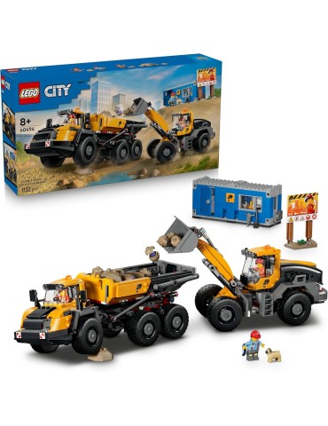 Lego City 60494. Camión Volquete y Cargadora Frontal. Más de 8 años. 1132 piezas