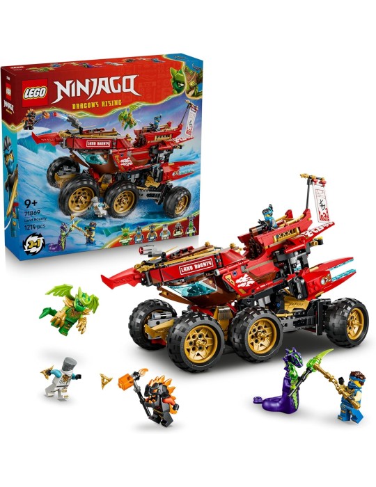 Lego Ninjago 71869. Bounty Terrestre. Más de 9 años. 1214 piezas