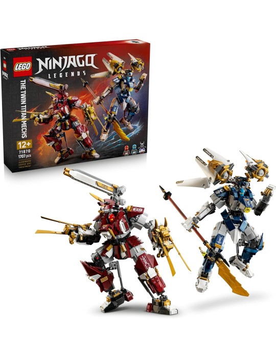 Lego Ninjago 71870. Titanes Robot Gemelos. Más de 12 años. 1707 piezas