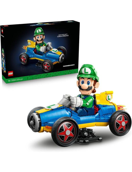 Lego Super Mario 72050. Mario Kart: Luigi y Mach 8. Más de 18 años. 2234 piezas