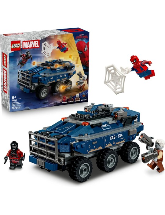 Lego Marvel 76349. Spider-Man: Persecución del Furgón Penitenciario. Más de 8 años. 367 piezas