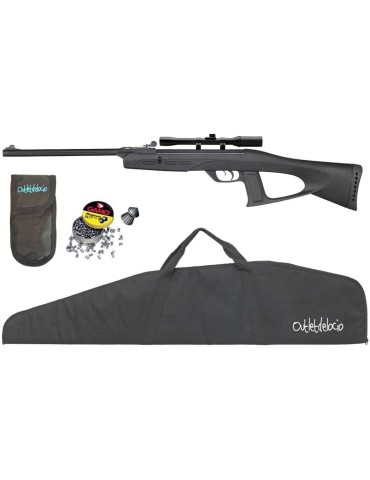 Gamo 6110026055. Carabina Perdigón Gamo Deltafox GT con Visor+2 fundas + Balines. Calibre 5.5mm. 52613/19170/23054/27812