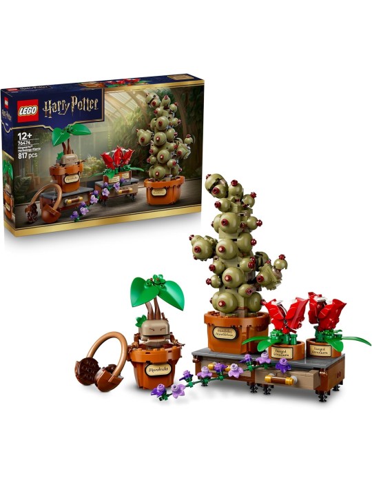Lego Harry Potter 76474. Hogwarts: Plantas de Herbología. Más de 12 años. 817 piezas