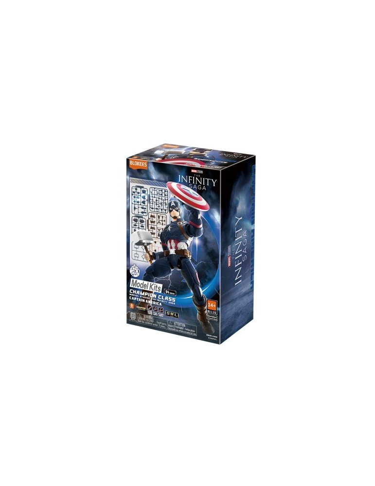 BLOKEES Marvel 41281115. Capitán América. Kit de construcción.