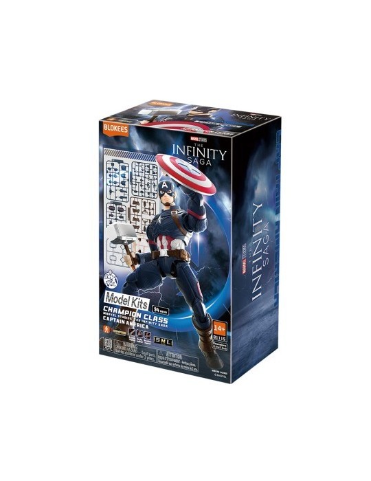 BLOKEES Marvel 41281115. Capitán América. Kit de construcción.