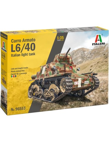 Academy 47396553. Tanque L6/40 Italian Light Tank. Maqueta de plástico. Escala 1/35.