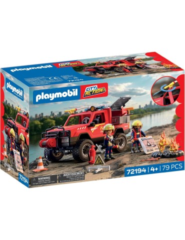 Playmobil City Action 72194. Todoterreno contra incendios. A partir de 4 años