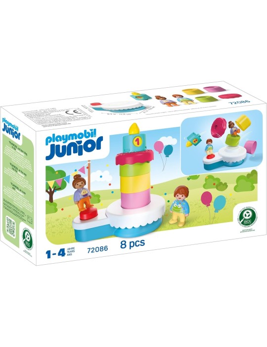 Playmobil Junior 72086. tarta de cumpleaños. De 1 a 4 años