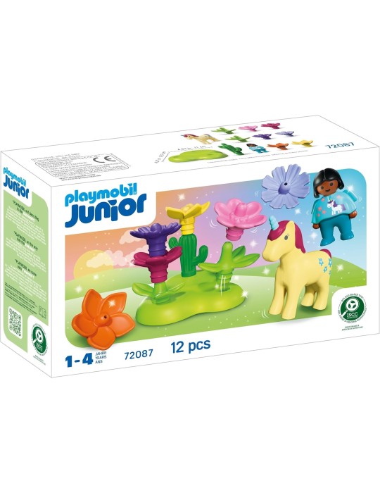 Playmobil Junior 72087. Jardín de las hadas con unicornio. De 1 a 4 años