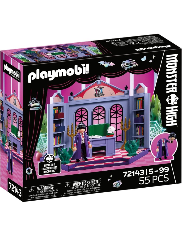 Playmobil Monster High 72143. Despacho de la directora Bloodgood. Más de 5 años