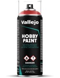 Vallejo 28016. Bote de Spray Rojo Escarlata de 400ml. Para plástico y metal