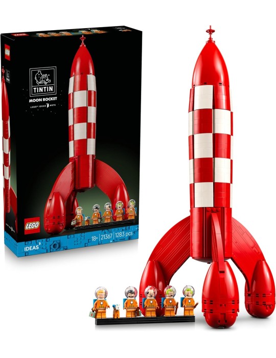 Lego Ideas 21367. Cohete Lunar de Tintin. Más de 18 años. 1283 piezas