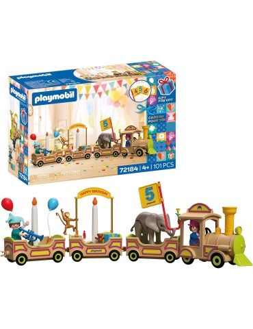 Playmobil 72184. Tren de cumpleaños. Más de 4 años