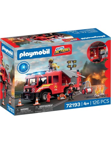 Playmobil City Action 72193. Vehículo de Rescate de Bomberos. Más de 4 años
