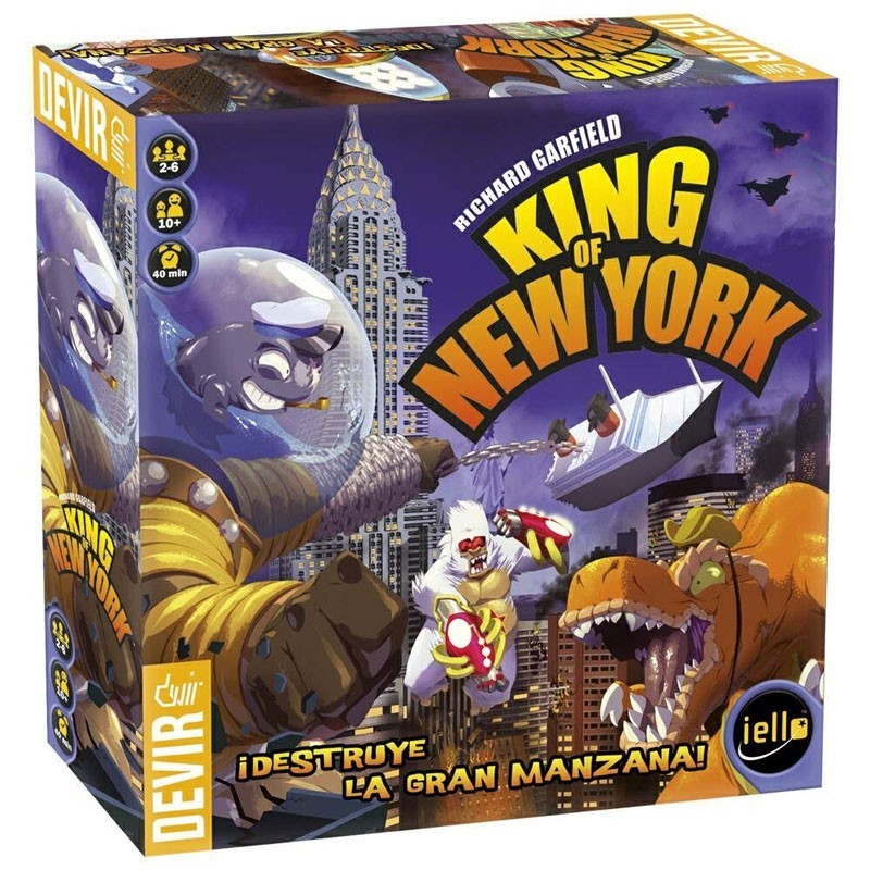 Devir BHGKINKNY. Juego de Mesa King of New York. 2-6jug