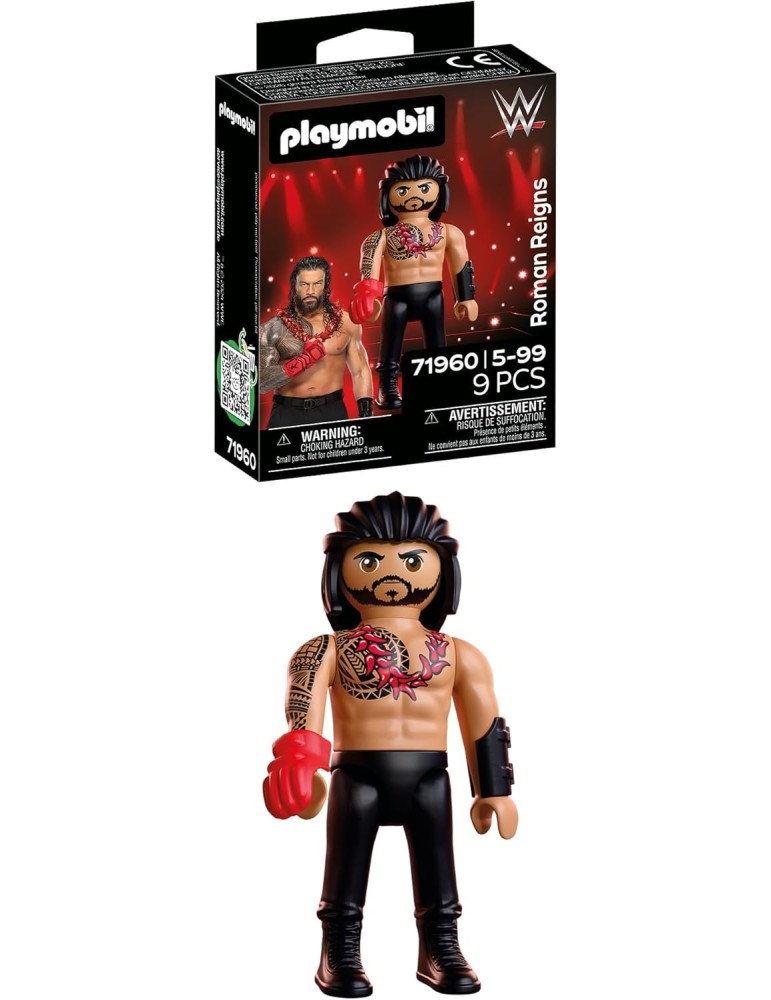 Playmobil WWE 71960. Roman Reigns. Más de 5 años