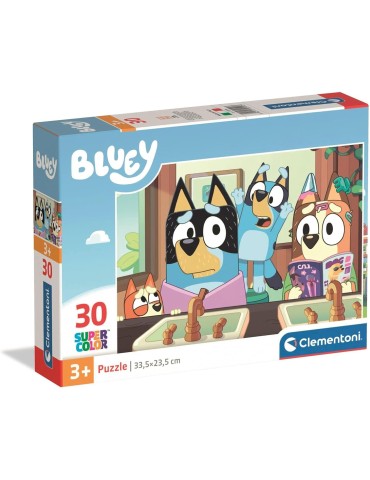 Clementoni 20594. Puzzle de 30 piezas de Bluey. 33,5x23,5cm