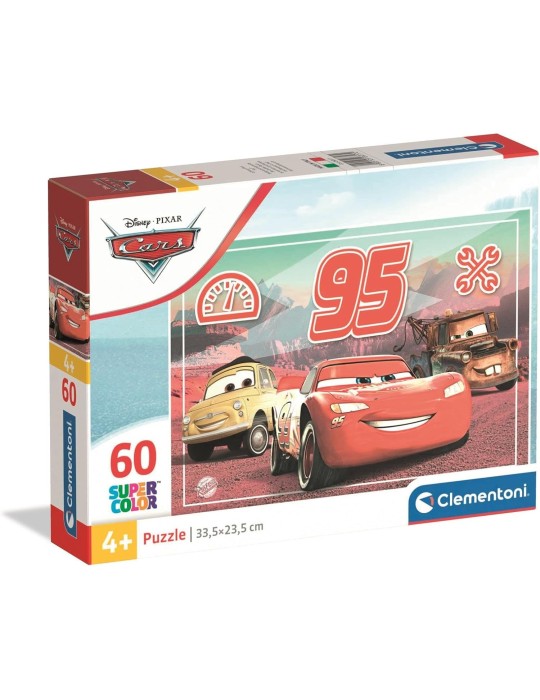 Clementoni 26317. Puzzle de 60 piezas de Cars de Disney Pixar. 33,5x23,5cm